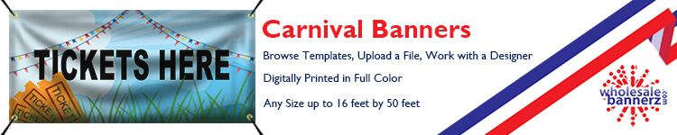 Custom Carnival Banners | Wholesalebannerz.com